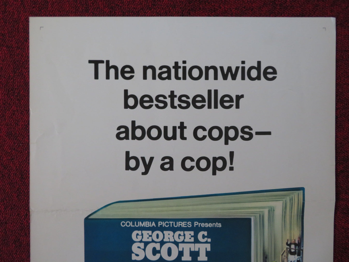 THE NEW CENTURIONS US INSERT (14"x 36") POSTER GEORGE C. SCOTT STACY KEACH 1972 Rendezvous Cinema Movie posters
