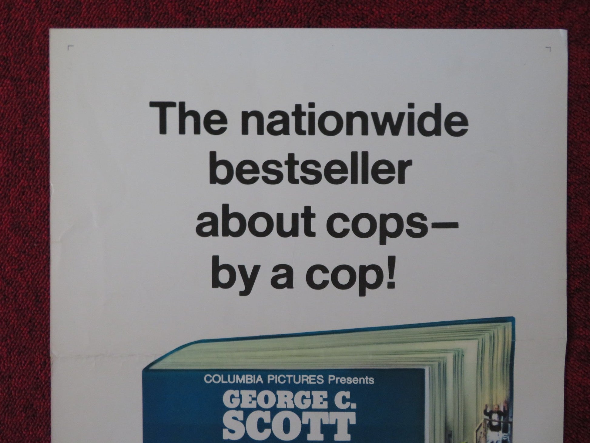 THE NEW CENTURIONS US INSERT (14"x 36") POSTER GEORGE C. SCOTT STACY KEACH 1972 Rendezvous Cinema Movie posters
