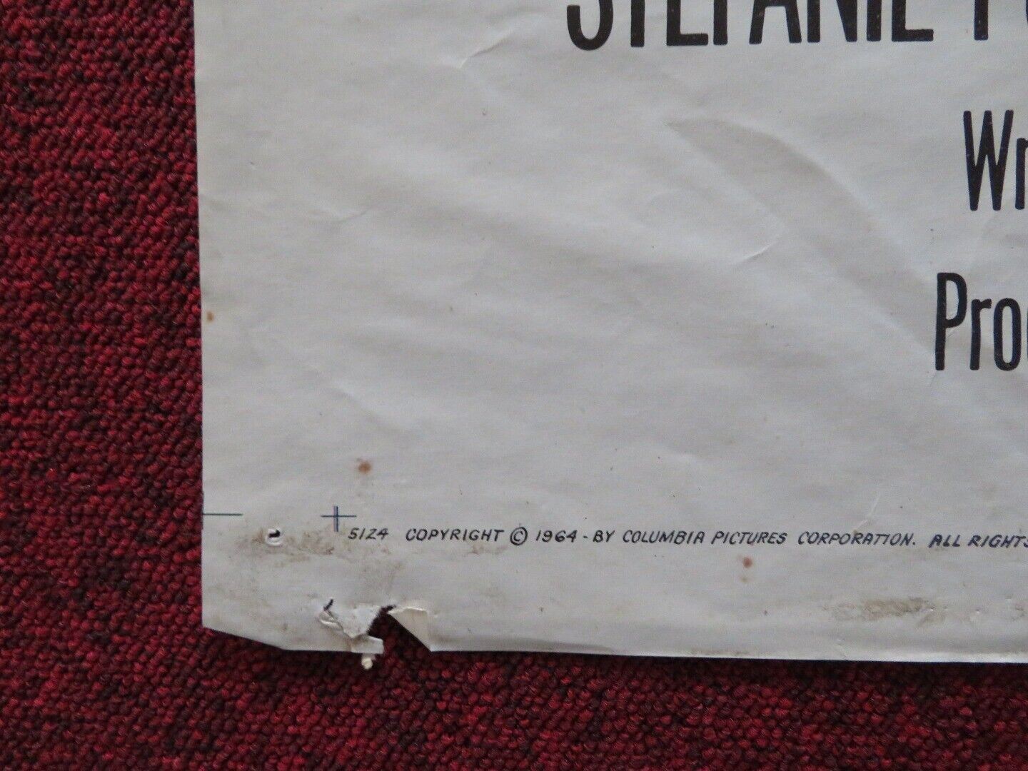 THE NEW INTERNS FOLDED US ONE SHEET POSTER TELY SAVALAS MICHAEL CALLAN 1964 Movie posters