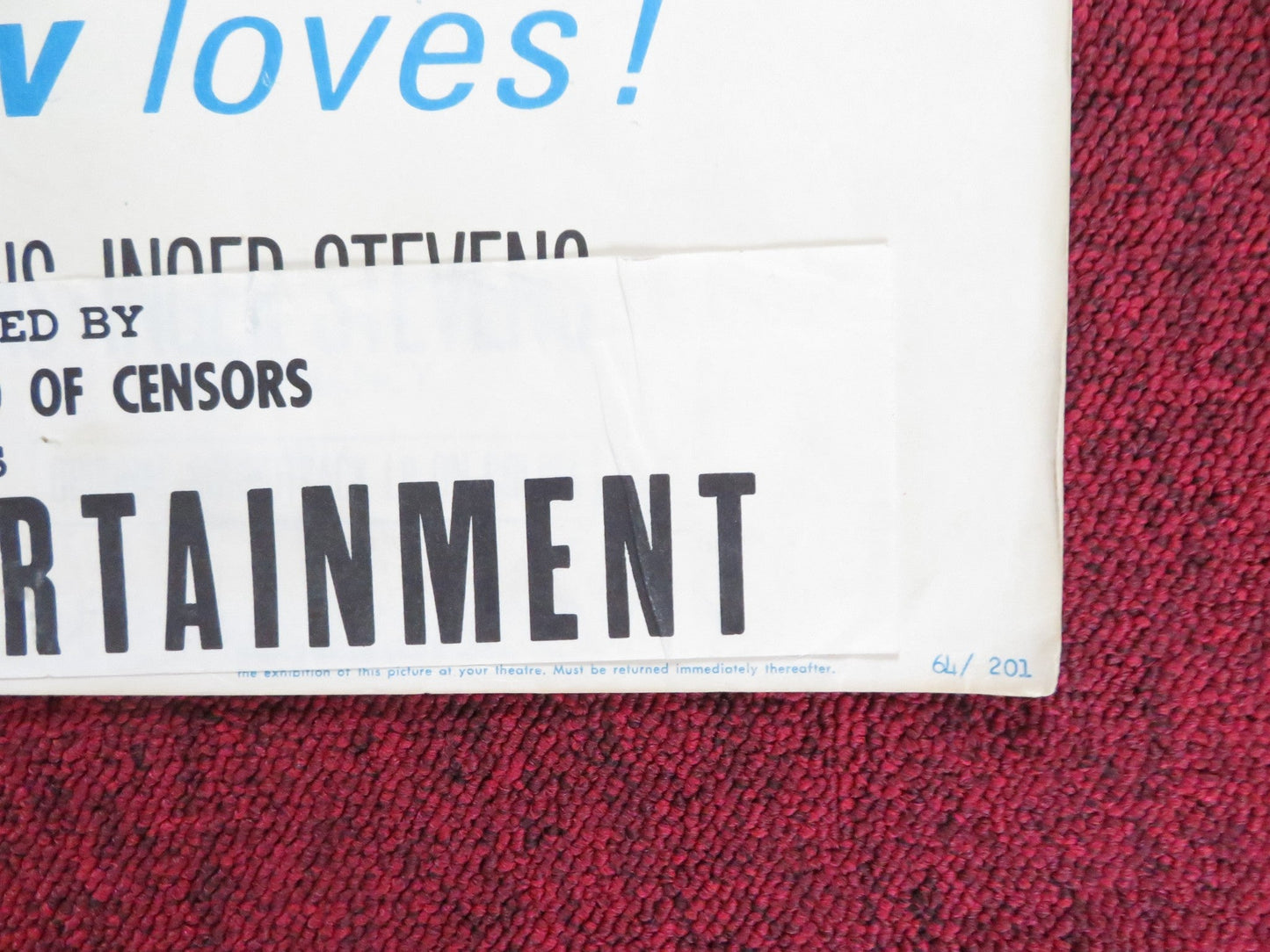 THE NEW INTERNS US HALF SHEET (22"x 28") POSTER MICHAEL CALLAN DEAN JONES 1964 Rendezvous Cinema Movie posters