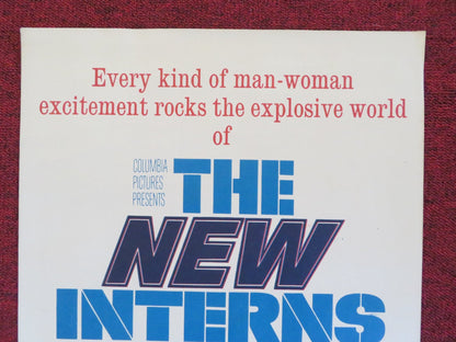 THE NEW INTERNS US INSERT (14"x 36") POSTER MICHAEL CALLAN DEAN JONES 1964 Rendezvous Cinema Movie posters