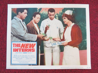 THE NEW INTERNS US LOBBY CARD FULL SET MICHAEL CALLAN DEAN JONES 1964 Rendezvous Cinema Movie posters