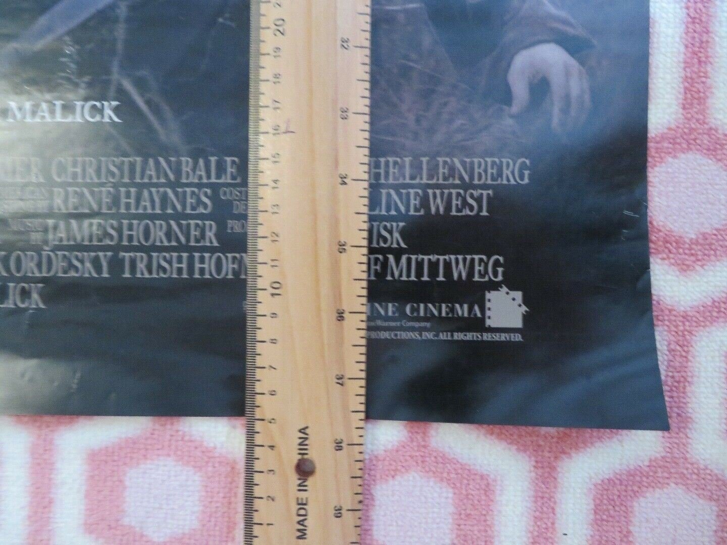 THE NEW WORLD - B US ROLLED POSTER COLIN FARRELL CHRISTIAN BALE 2005 Movie posters