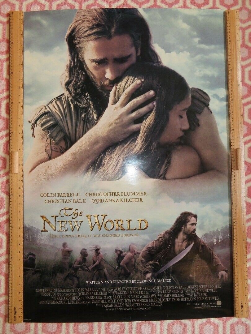 THE NEW WORLD - B US ROLLED POSTER COLIN FARRELL CHRISTIAN BALE 2005 Movie posters