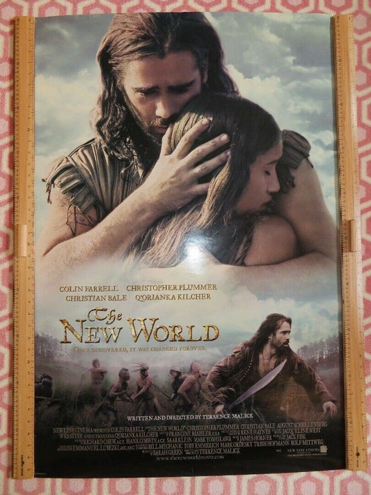 THE NEW WORLD - B US ROLLED POSTER COLIN FARRELL CHRISTIAN BALE 2005 Movie posters