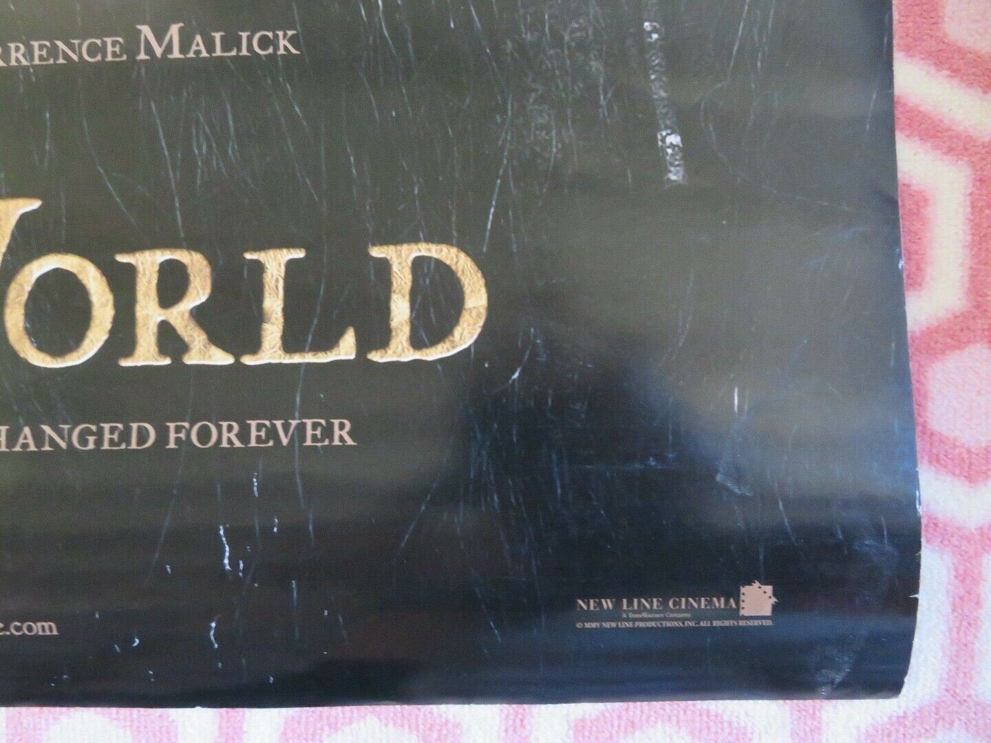 THE NEW WORLD ONE SHEET ROLLED POSTER CHRISTIAN BALE COLIN FARRELL 2005 - Rendezvous Cinema