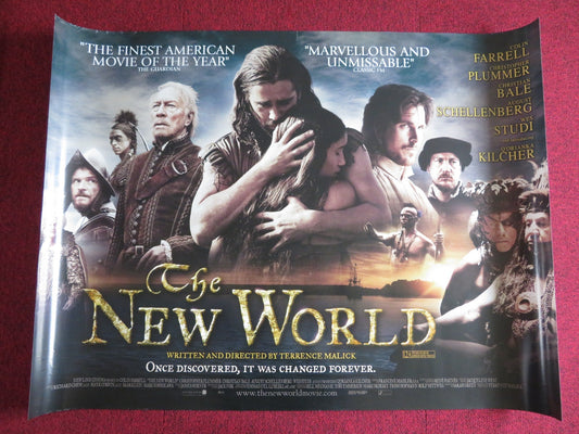 THE NEW WORLD UK QUAD (30"x 40") ROLLED POSTER COLIN FARRELL CHRISTIAN BALE 2005 Rendezvous Cinema Movie posters