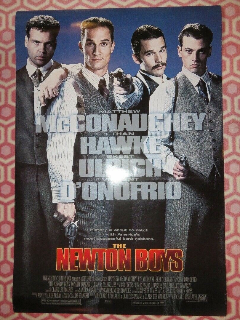 THE NEWTON BOYS US ONE SHEET ROLLED POSTER ETHAN HAWKE SKEET ULRICH Movie posters