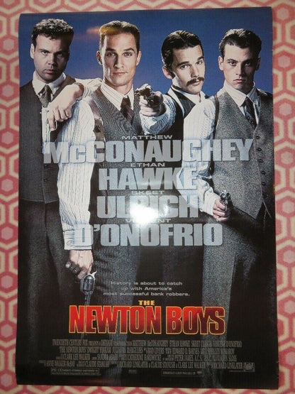 THE NEWTON BOYS US ONE SHEET ROLLED POSTER ETHAN HAWKE SKEET ULRICH Movie posters