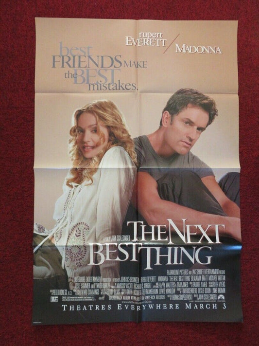 THE NEXT BEST THING FOLDED US ONE SHEET POSTER MADONNA RUPERT EVERETT 2000 Movie posters