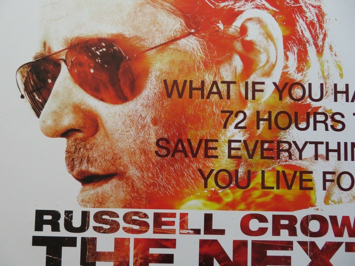 THE NEXT THREE DAYS US ONE SHEET ROLLED POSTER RUSSELL CROWE 2010 Movie posters