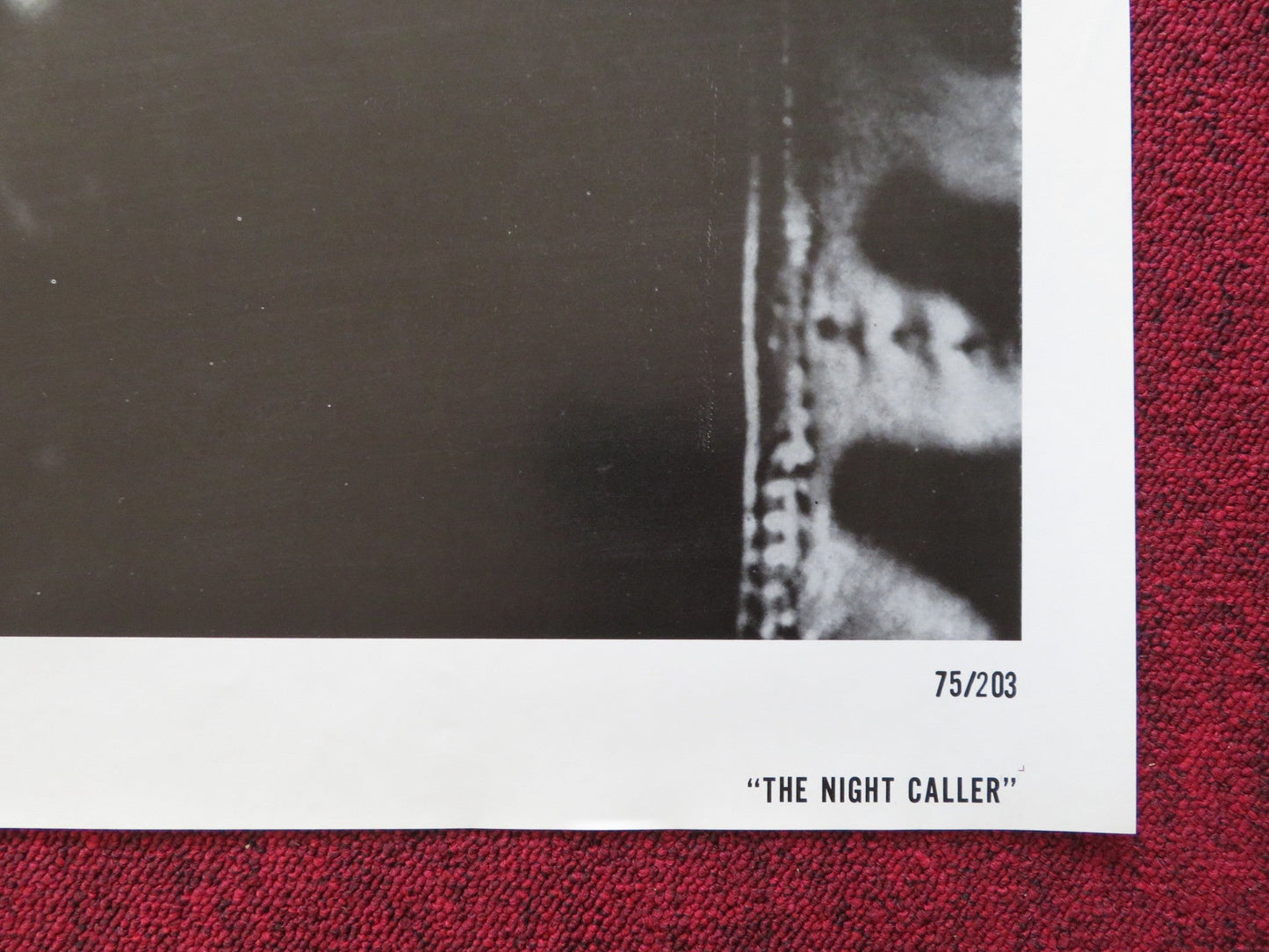 THE NIGHT CALLER FOLDED US ONE SHEET POSTER JEAN - PAUL BELMONDO C. DENNER 1975 Rendezvous Cinema Movie posters