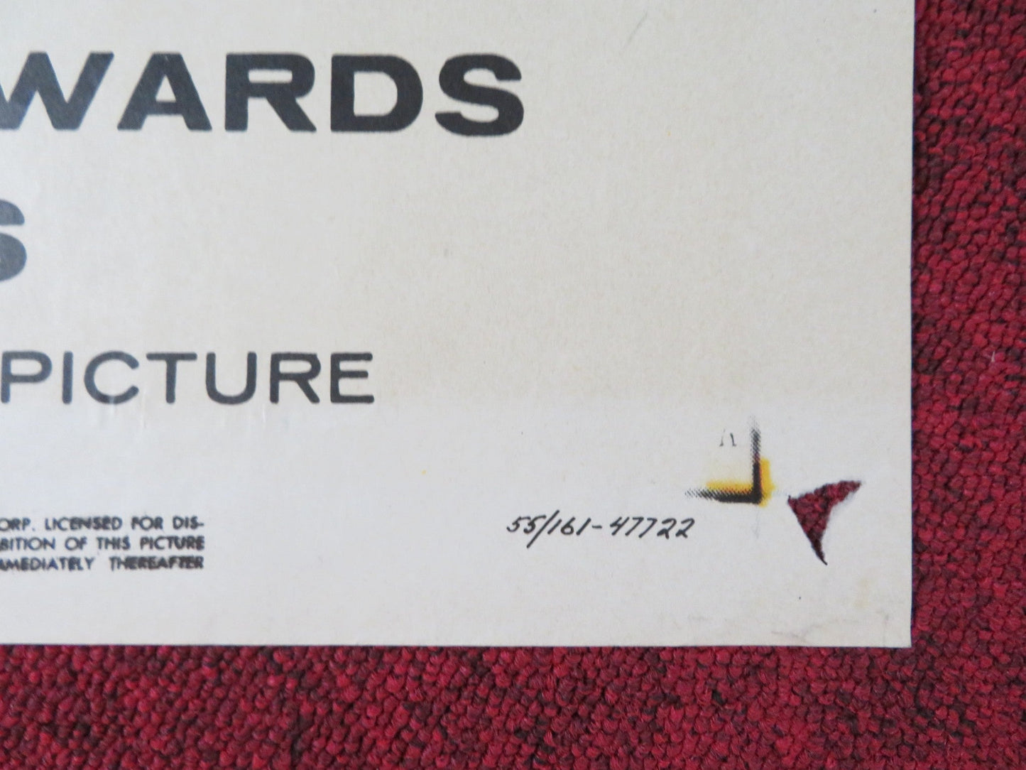 THE NIGHT HOLDS TERROR FOLDED US ONE SHEET POSTER JACK KELLY HILDY PARKS 1955 Rendezvous Cinema Movie posters