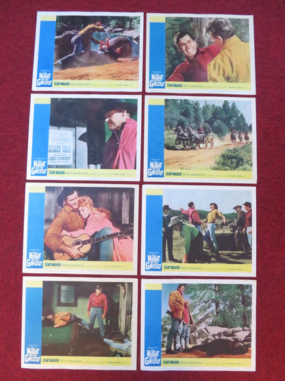 THE NIGHT OF THE GRIZZLY US LOBBY CARD FULL SET CLINT WALKER MARTHA HYER 1966 Rendezvous Cinema Movie posters