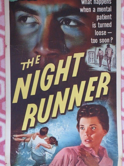 THE NIGHT RUNNER US INSERT (14"x 36") POSTER RAY DANTON COLLEEN MILLER 1957 Movie posters