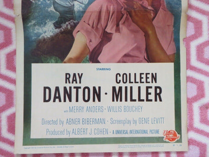 THE NIGHT RUNNER US INSERT (14"x 36") POSTER RAY DANTON COLLEEN MILLER 1957 Movie posters