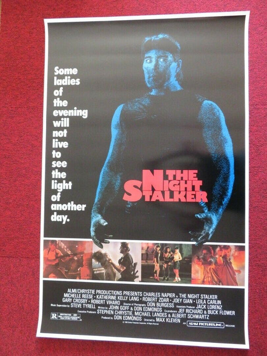 THE NIGHT STALKER (26" X 41") US ONE SHEET ROLLED POSTER CHARLES NAPIER 1986 Movie posters