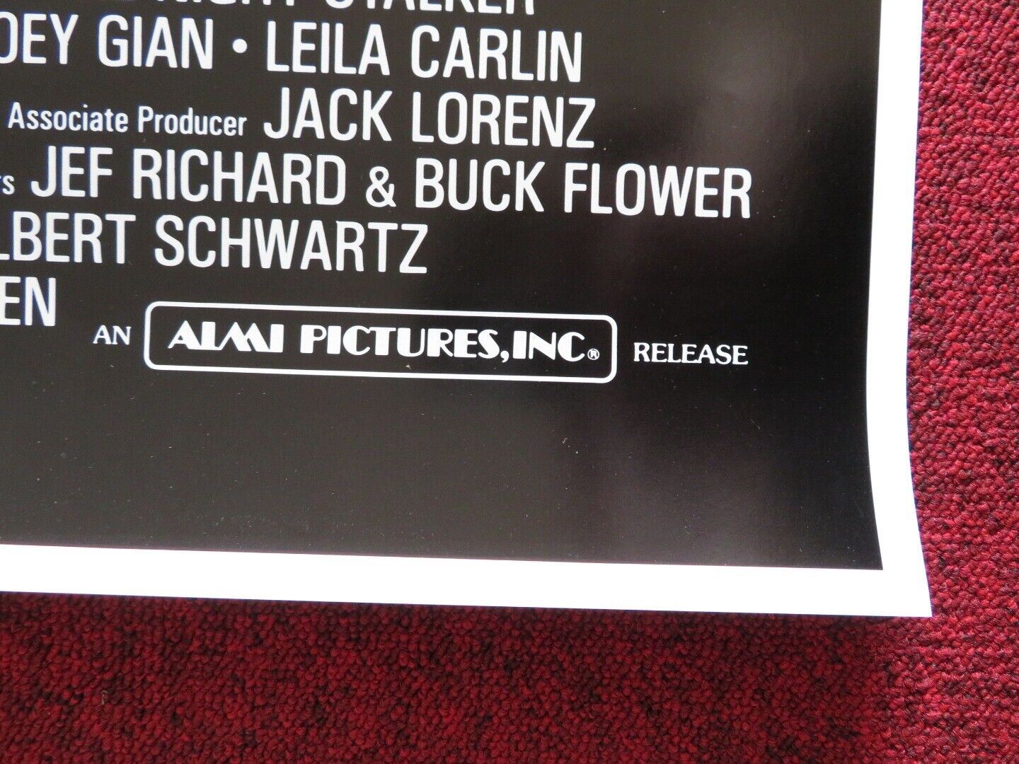 THE NIGHT STALKER US ONE SHEET ROLLED POSTER (40" X 26") CHARLES NAPIER 1985 Movie posters