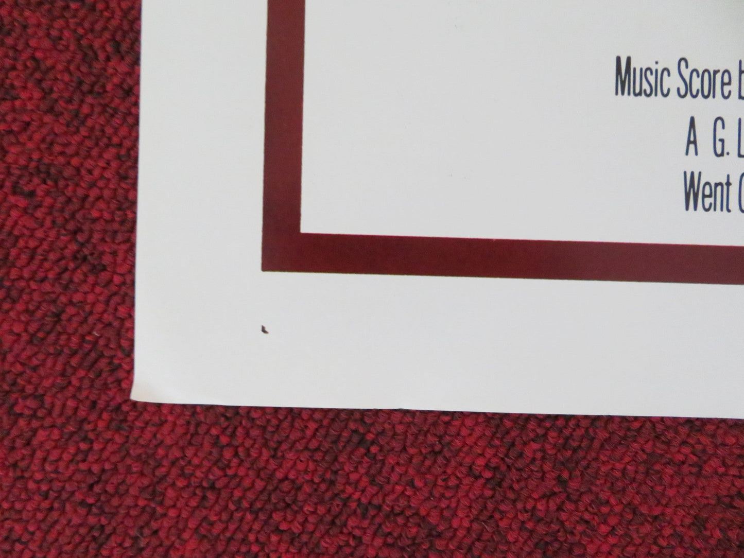 THE NIGHT THE LIGHTS WENT OUT IN GEORGIA FOLDED US ONE SHEET POSTER 1981 Rendezvous Cinema Movie posters