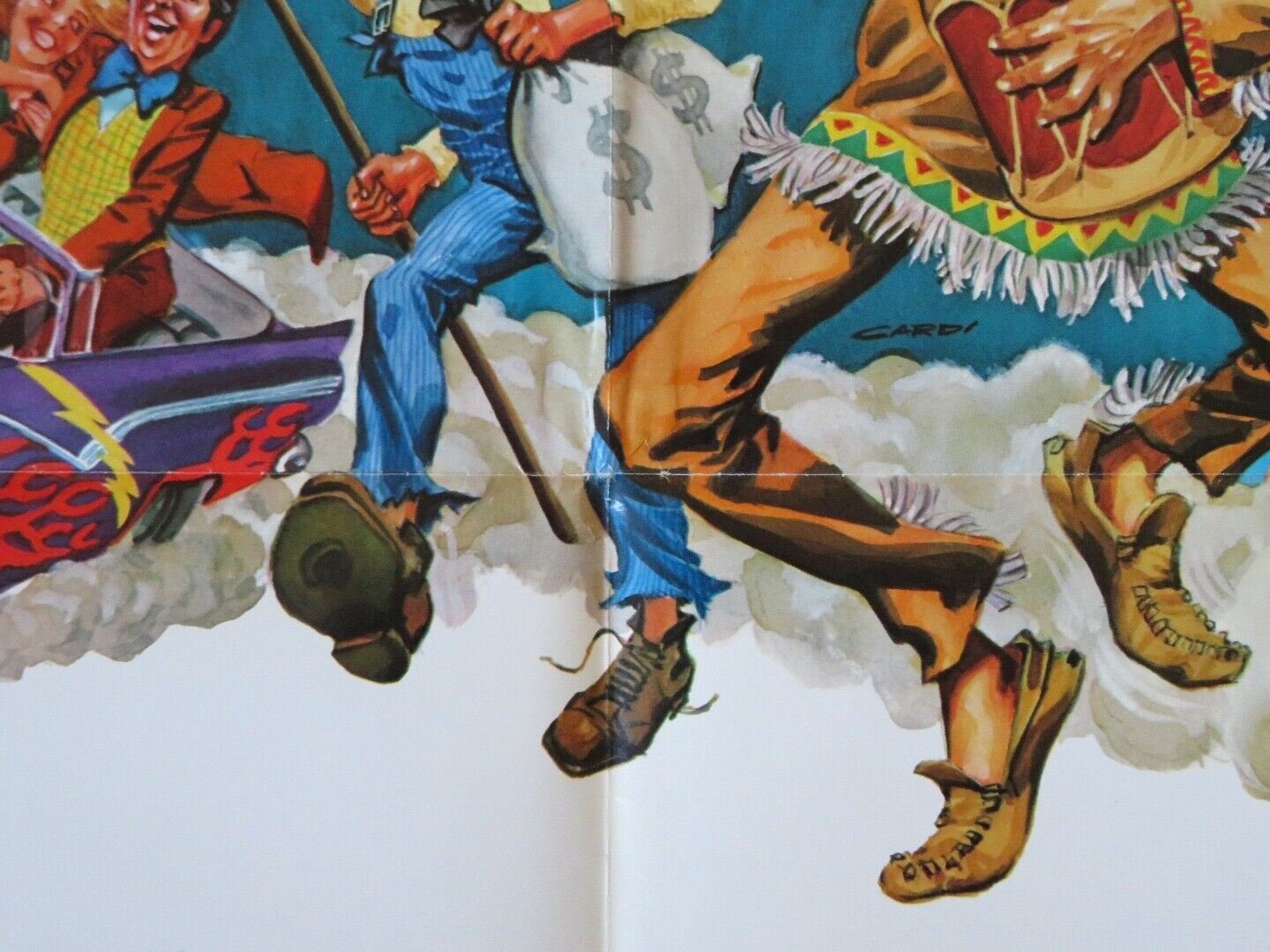 THE NIGHT THEY ROBBED BIG BERTHA'S FOLDED US ONE SHEET POSTER R NICHOLS 1975 Movie posters