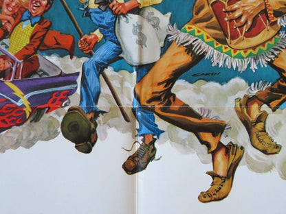 THE NIGHT THEY ROBBED BIG BERTHA'S FOLDED US ONE SHEET POSTER R NICHOLS 1975 Movie posters