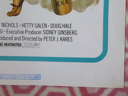 THE NIGHT THEY ROBBED BIG BERTHA'S FOLDED US ONE SHEET POSTER R NICHOLS 1975 Movie posters