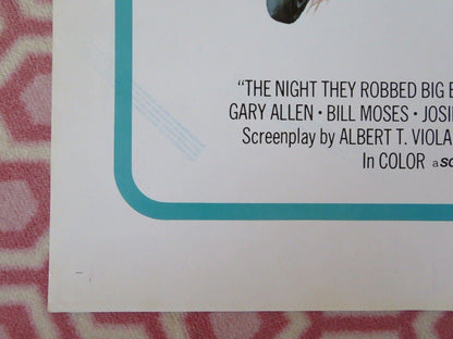 THE NIGHT THEY ROBBED BIG BERTHA'S FOLDED US ONE SHEET POSTER R NICHOLS 1975 Movie posters
