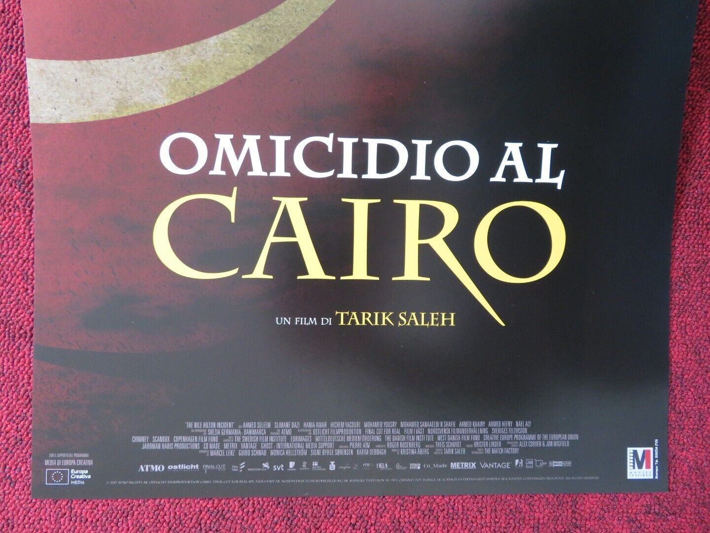 THE NILE HILTON INCIDENT ITALIAN LOCANDINA (27.5"x13") POSTER 2017 Movie posters