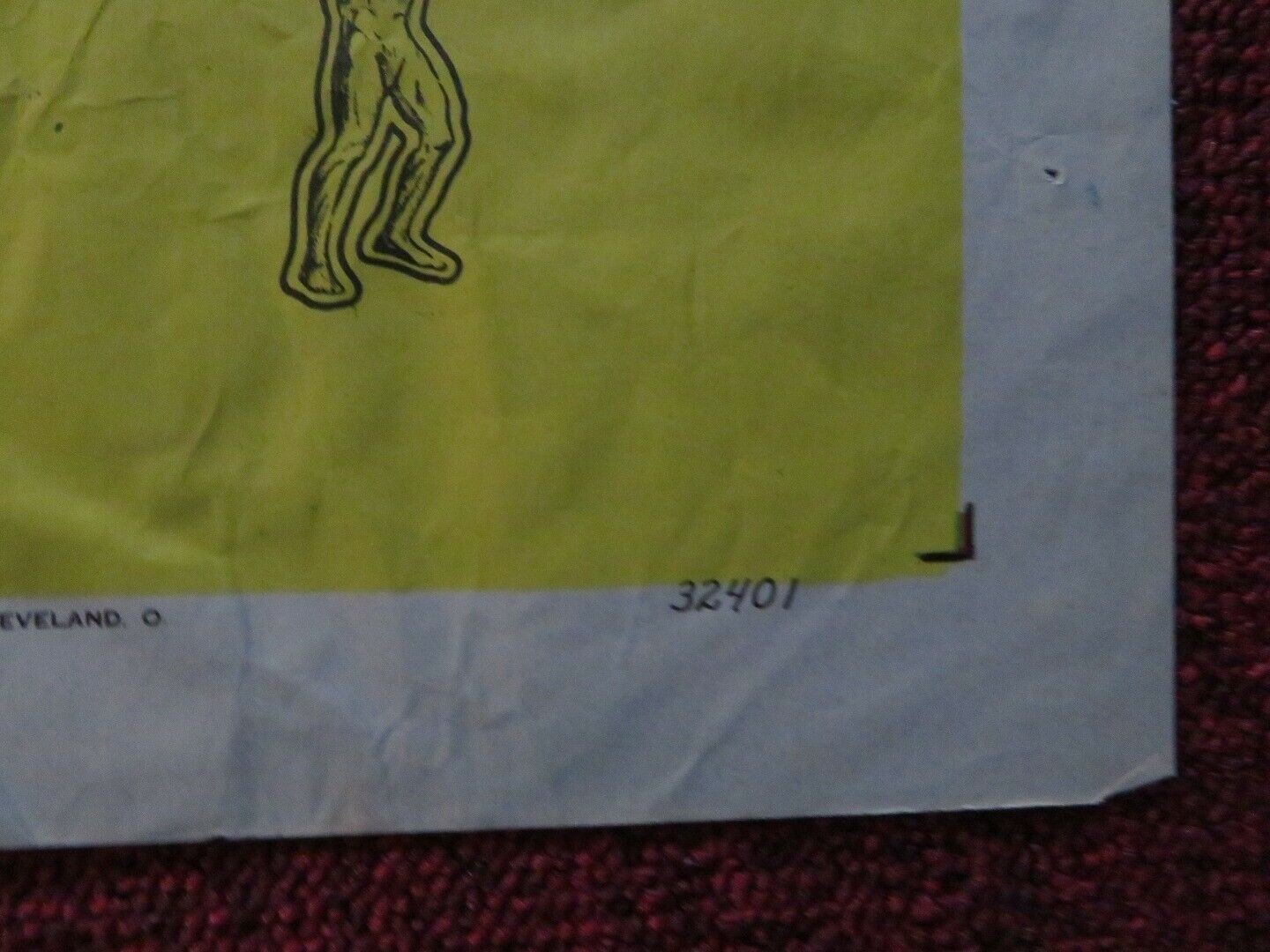 THE NOOSE / I'D GIVE MY LIFE FOLDED US ONE SHEET POSTER GUY STANDING 1947 Movie posters