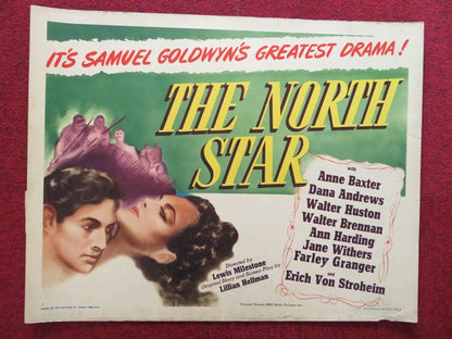 THE NORTH STAR US HALF SHEET (22"x 28") POSTER ANNIE BAXTER DANA ANDREWS 1943 Movie posters