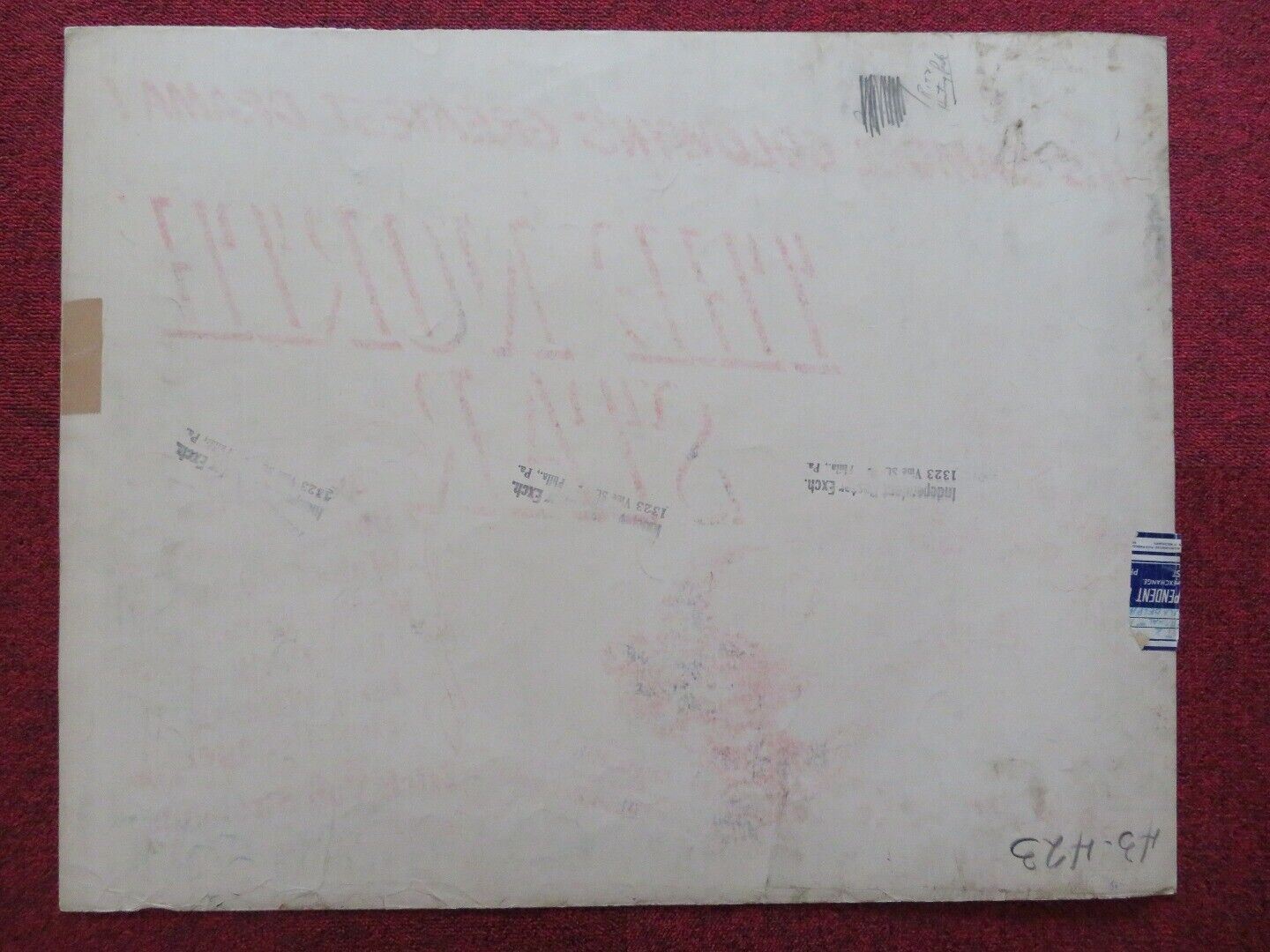 THE NORTH STAR US HALF SHEET (22"x 28") POSTER ANNIE BAXTER DANA ANDREWS 1943 Movie posters