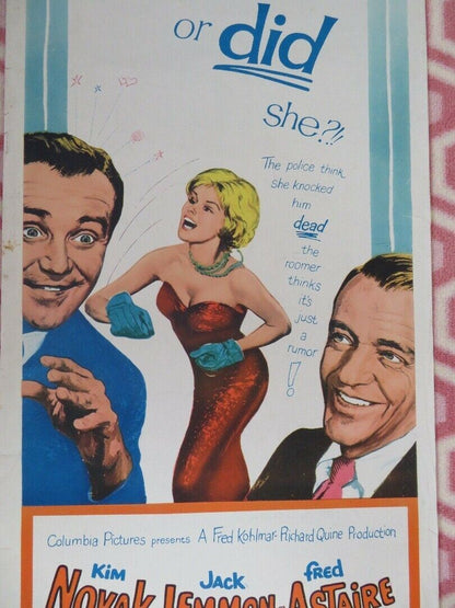 THE NOTORIOUS LANDLADY US INSERT (14"x 36") POSTER KIM NOVAK JACK LEMMON 1961 - Rendezvous Cinema