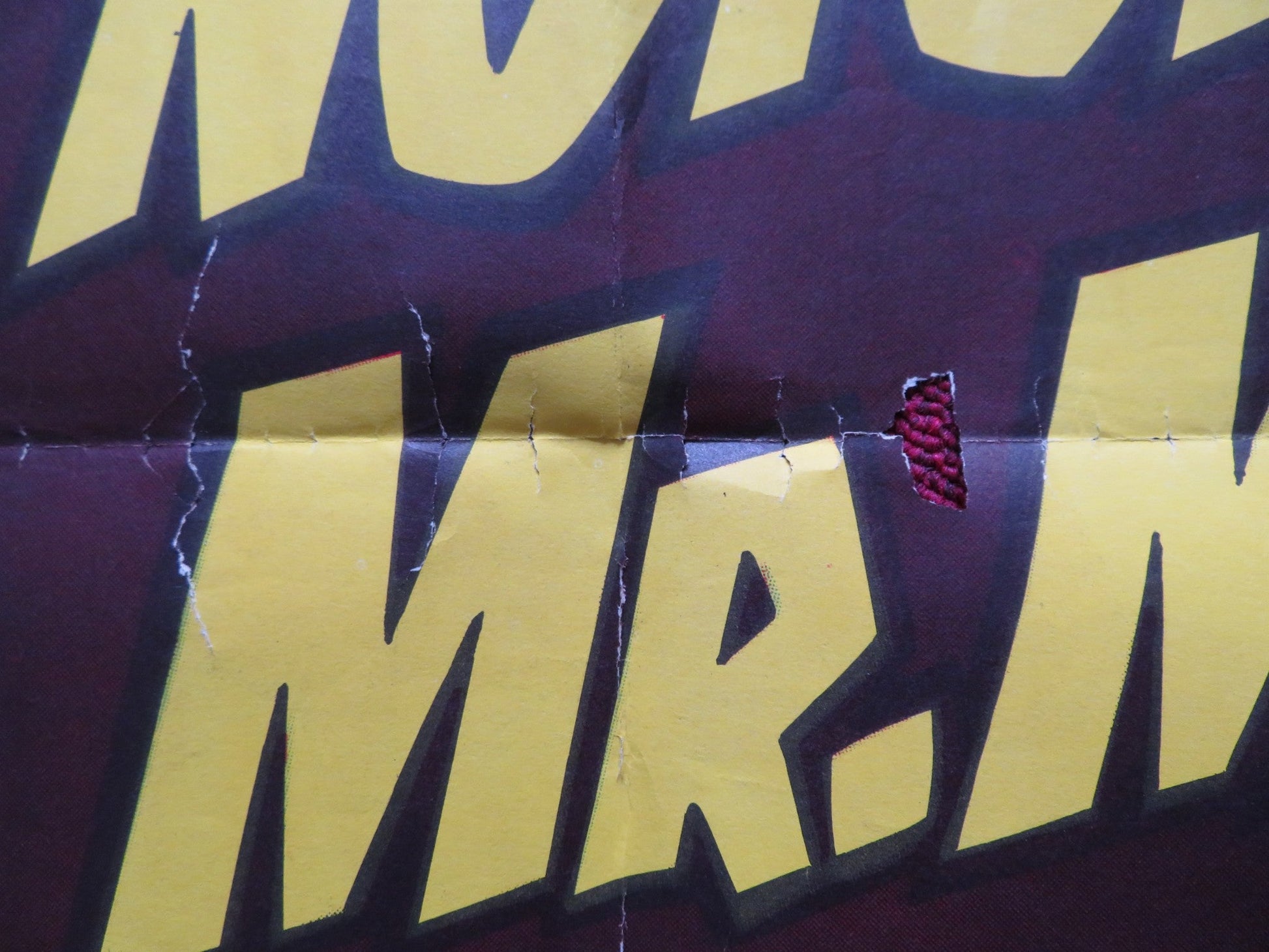 THE NOTORIOUS MR MONKS FOLDED US ONE SHEET POSTER VERA RALSTON DON KELLY 1958 Rendezvous Cinema Movie posters