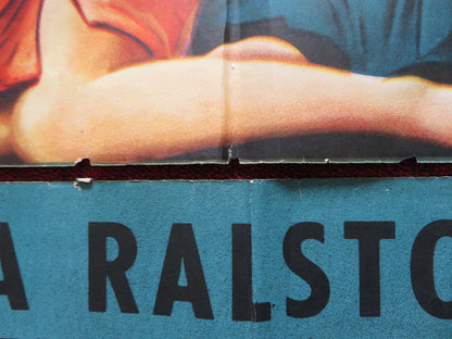 THE NOTORIOUS MR MONKS FOLDED US ONE SHEET POSTER VERA RALSTON DON KELLY 1958 Rendezvous Cinema Movie posters