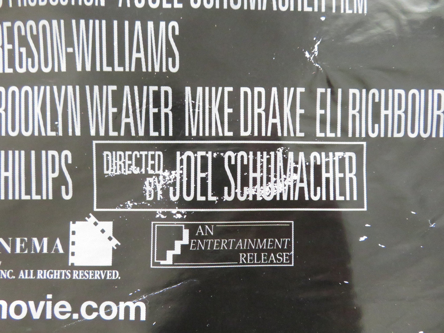 THE NUMBER 23 UK QUAD (30"x 40") ROLLED POSTER JIM CARREY VIRGINIA MADSEN 2007 Rendezvous Cinema Movie posters