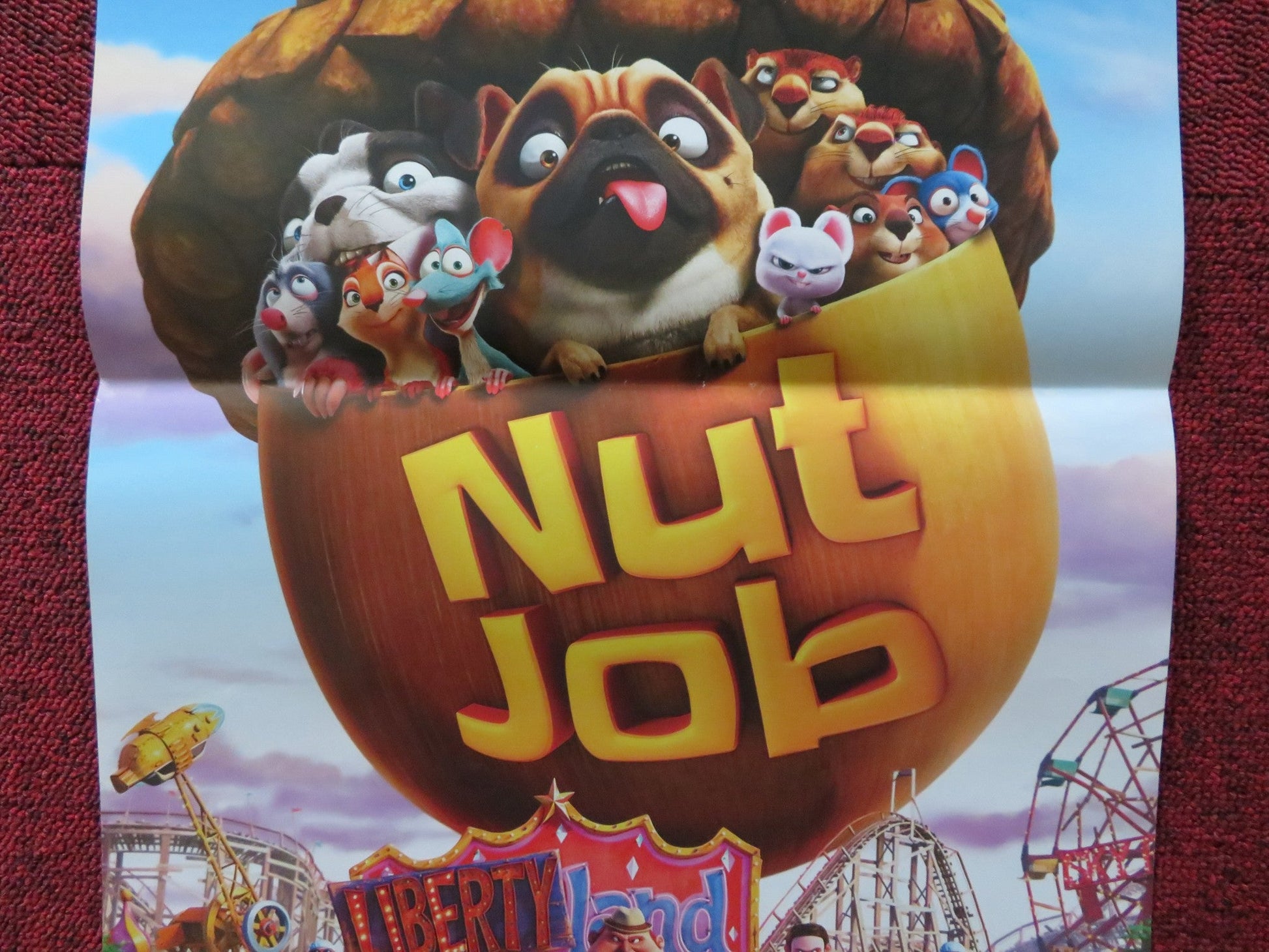 THE NUT JOB ITALIAN LOCANDINA POSTER WILL ARNETT BRENDAN FRASER 2014 Rendezvous Cinema Movie posters