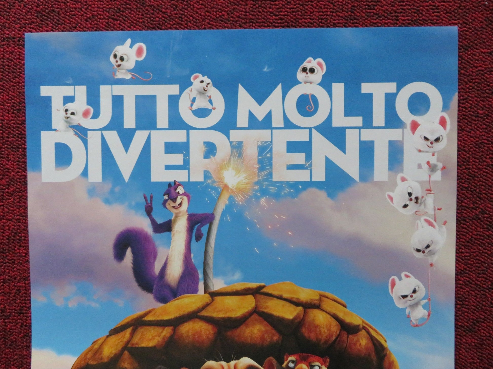 THE NUT JOB ITALIAN LOCANDINA POSTER WILL ARNETT BRENDAN FRASER 2014 Rendezvous Cinema Movie posters