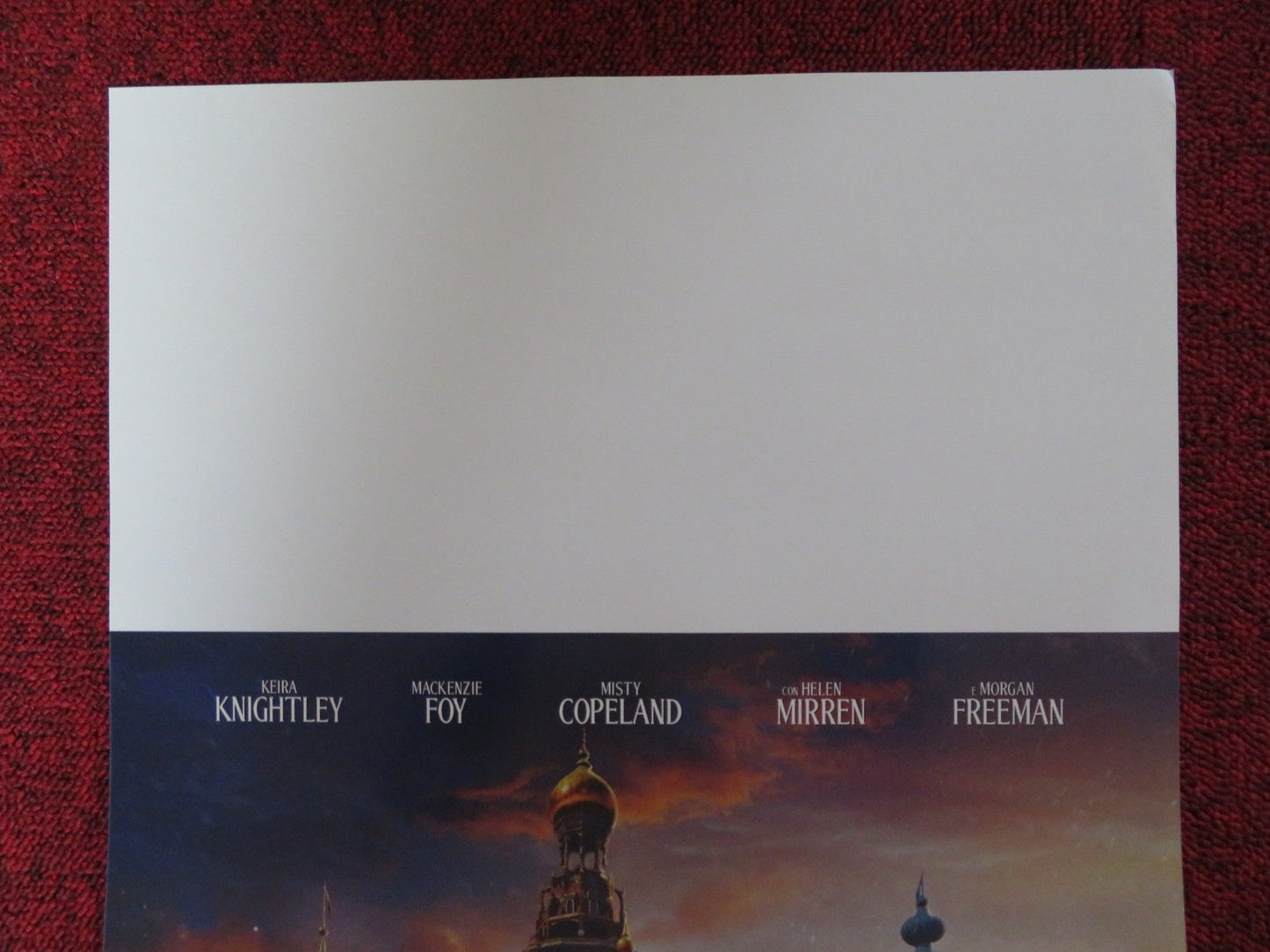 THE NUTCRACKER AND THE FOUR REALMS ITALIAN LOCANDINA POSTER DISNEY 2018 Rendezvous Cinema Movie posters