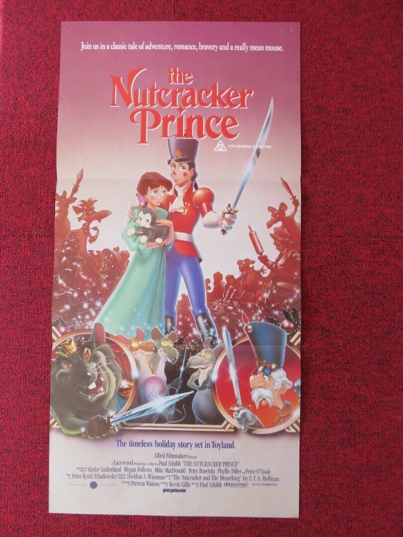 THE NUTCRACKER PRINCE FOLDED AUSTRALIAN DAYBILL POSTER KIEFER SUTHERLAND MEGAN - Rendezvous Cinema