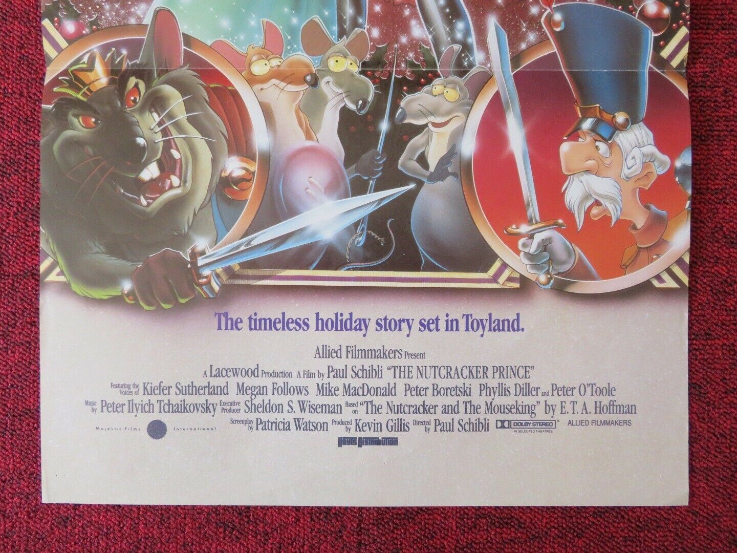 THE NUTCRACKER PRINCE FOLDED AUSTRALIAN DAYBILL POSTER KIEFER SUTHERLAND MEGAN - Rendezvous Cinema