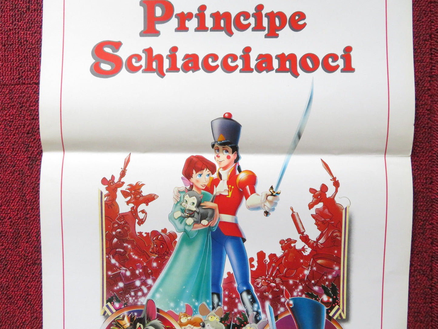 THE NUTCRACKER PRINCE ITALIAN LOCANDINA POSTER KIEFER SUTHERLAND P. O'TOOLE 1990 Rendezvous Cinema Movie posters