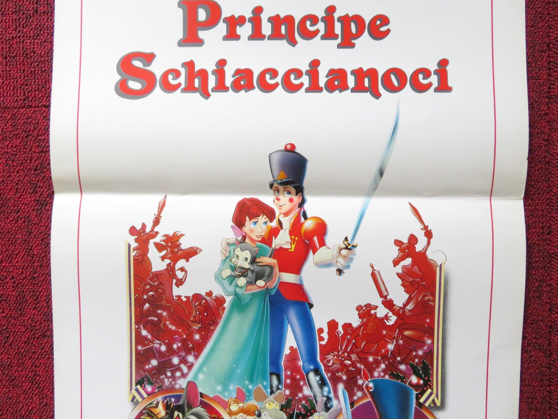 THE NUTCRACKER PRINCE ITALIAN LOCANDINA POSTER KIEFER SUTHERLAND P. O'TOOLE 1990 Rendezvous Cinema Movie posters