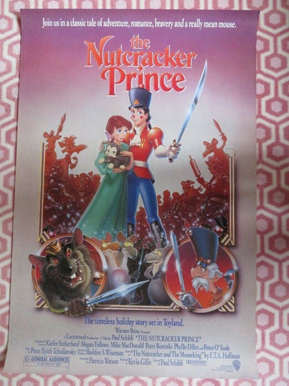 THE NUTCRACKER PRINCE ONE SHEET ROLLED POSTER KIEFER SUTHERLAND 1990 Movie posters