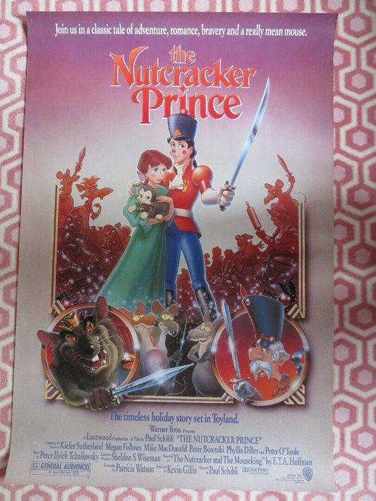 THE NUTCRACKER PRINCE ONE SHEET ROLLED POSTER KIEFER SUTHERLAND 1990 Movie posters