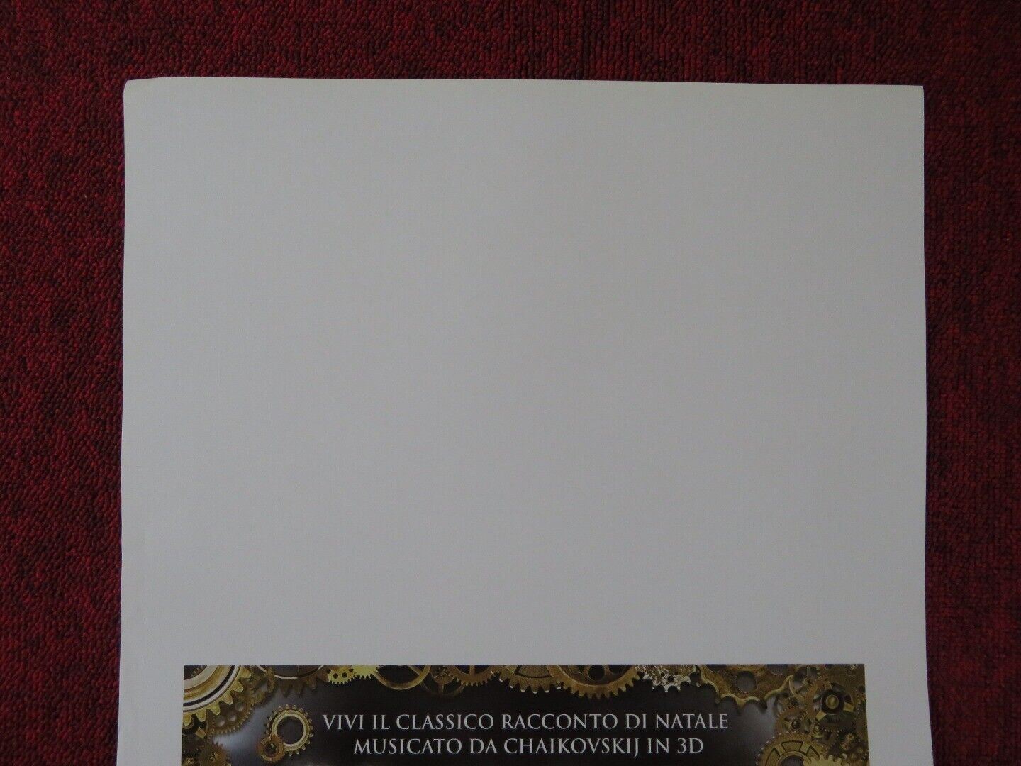 THE NUTCRACKER: THE UNTOLD STORY ITALIAN LOCANDINA (27.5"x13") POSTER 2010 Movie posters