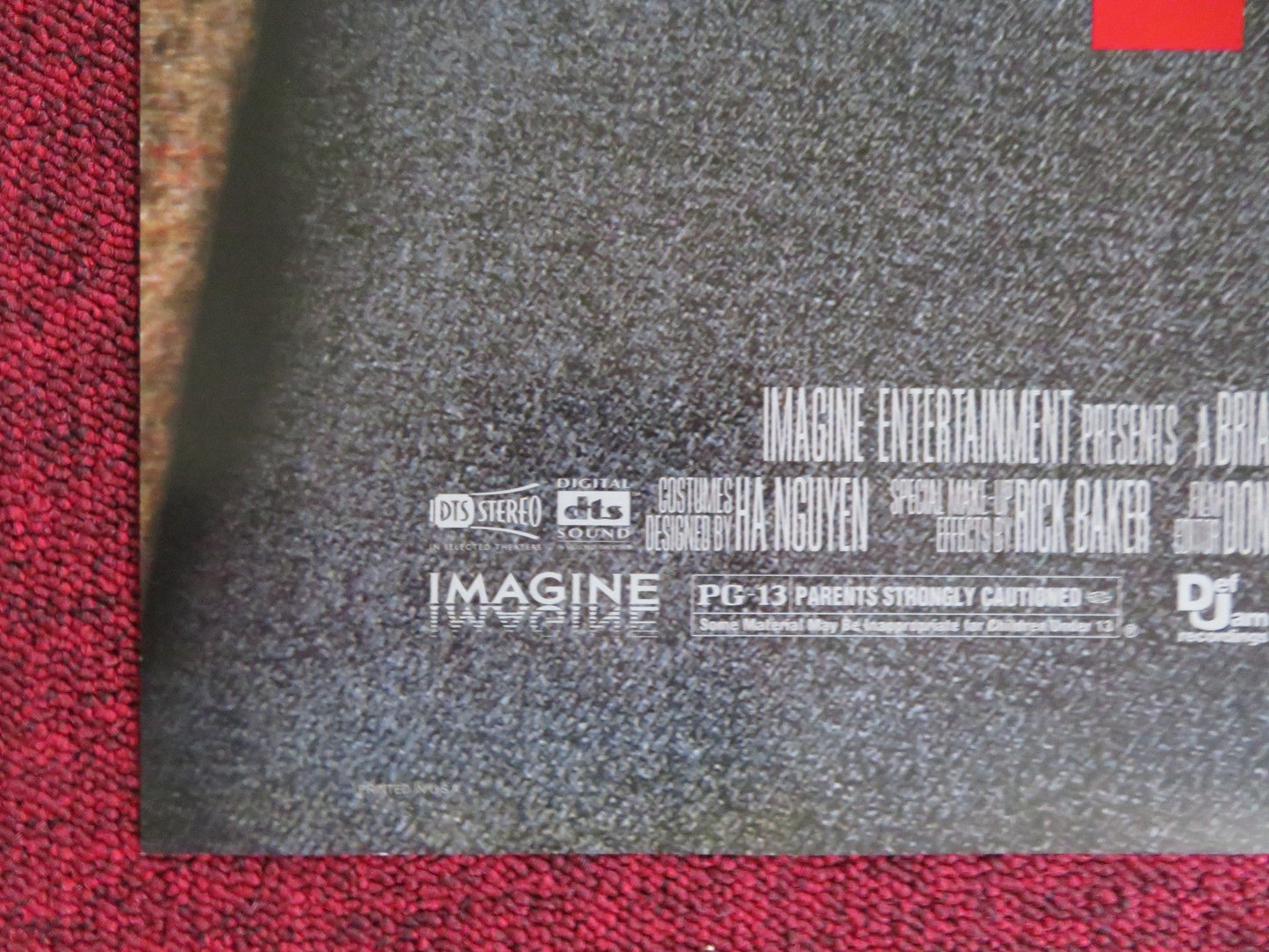 THE NUTTY PROFESSOR FOLDED US ONE SHEET POSTER EDDIE MURPHY J. P. SMITH 1996 Rendezvous Cinema Movie posters