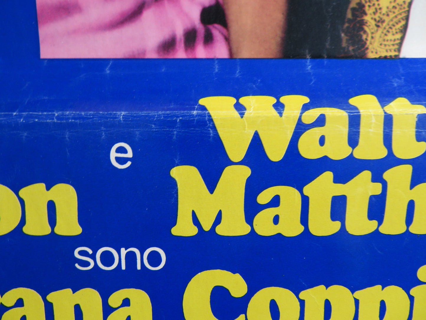 THE ODD COUPLE - B ITALIAN FOTOBUSTA POSTER JACK LEMMON WALTER MATTHAU 1968 Rendezvous Cinema Movie posters