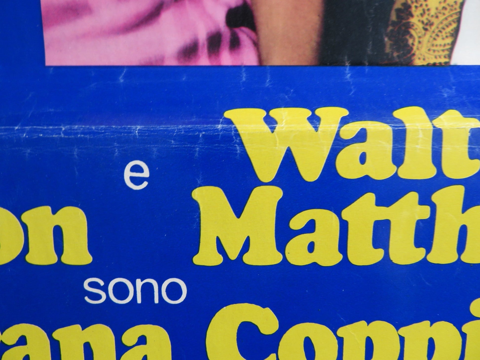 THE ODD COUPLE - B ITALIAN FOTOBUSTA POSTER JACK LEMMON WALTER MATTHAU 1968 Rendezvous Cinema Movie posters