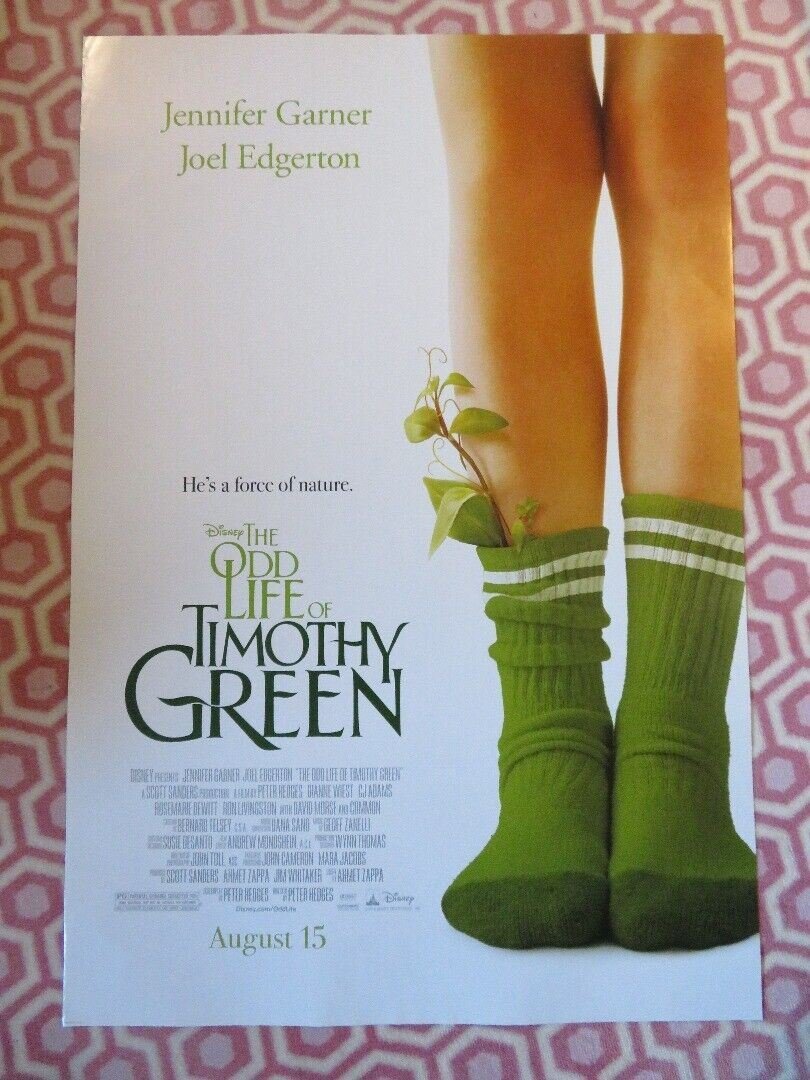 THE ODD LIFE WITH TIMOTHY GREEN US ONE SHEET ROLLED POSTER DISNEY J GARNEr 2012 Movie posters