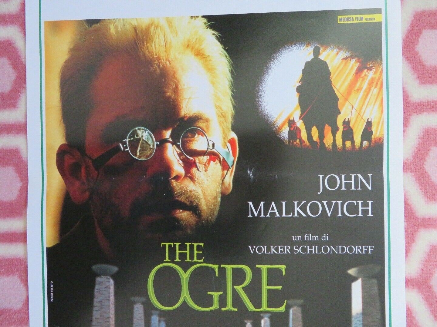 THE OGRE ITALIAN LOCANDINA (27.5"x 13") POSTER JOHN MALKOVICH 1996 Movie posters